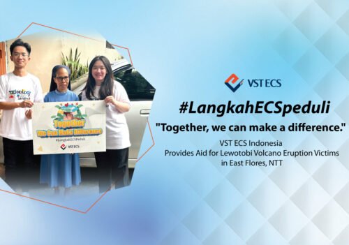 #LangkahECSPeduli : VST ECS Indonesia Provides Aid for Lewotobi Volcano Eruption Victims in East Flores, NTT