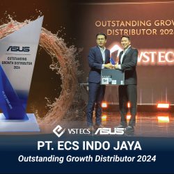 PT. ECS Indo Jaya Receives Prestigious Award from ASUS for Outstanding Growth in Distribution