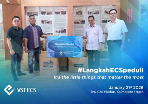 VST ECS Indonesia through #LangkahECSPeduli Delivered Essential Supplies to Flood Victims in Sumatra