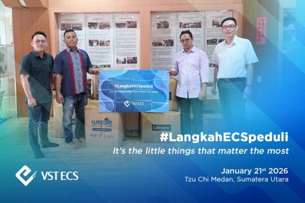 VST ECS Indonesia through #LangkahECSPeduli Delivered Essential Supplies to Flood Victims in Sumatra