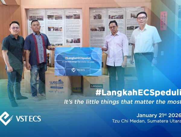 VST ECS Indonesia through #LangkahECSPeduli Delivered Essential Supplies to Flood Victims in Sumatra